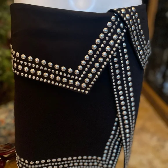 Haute Rogue Studded Mini Skirt - Picture 2 of 7
